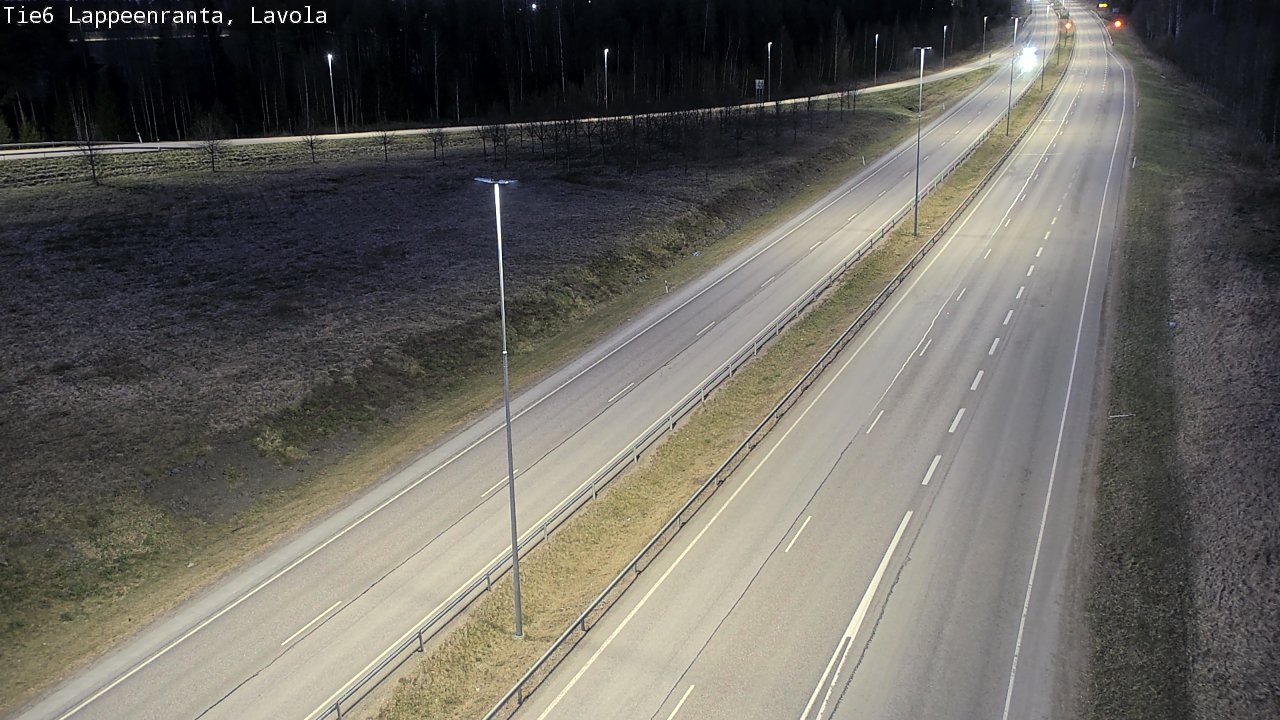 Weather Camera Image Väg 6 Villmanstrand, Lavola, Lappeenranta, Etelä-Karjala