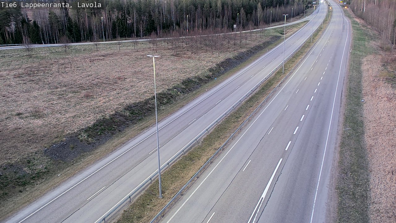 Weather Camera Image Väg 6 Villmanstrand, Lavola, Lappeenranta, Etelä-Karjala