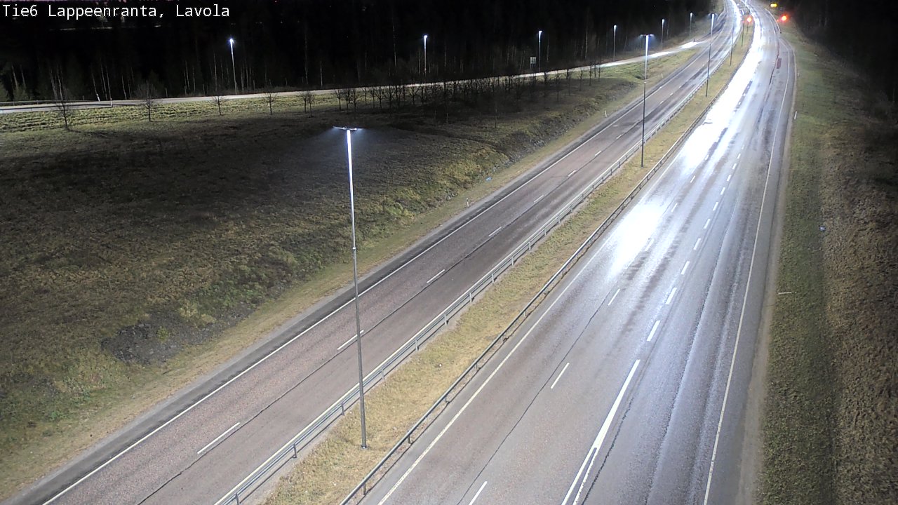 Weather Camera Image Väg 6 Villmanstrand, Lavola, Lappeenranta, Etelä-Karjala