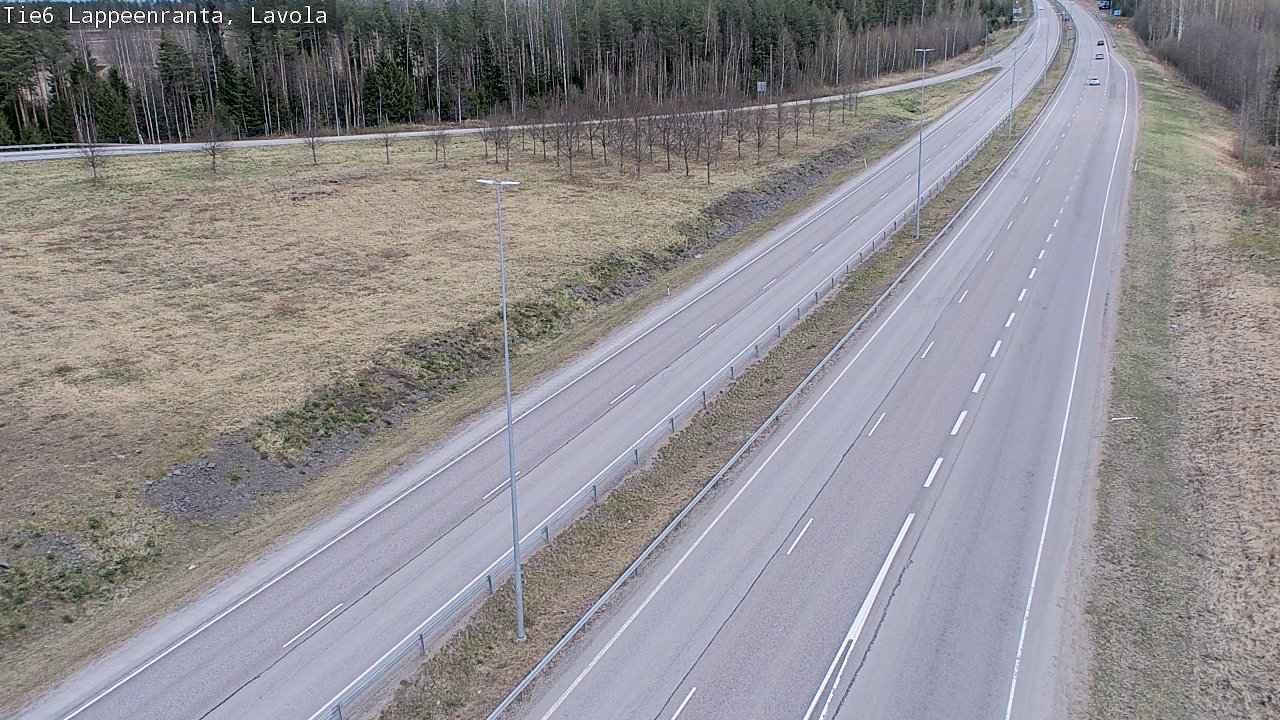 Weather Camera Image Väg 6 Villmanstrand, Lavola, Lappeenranta, Etelä-Karjala