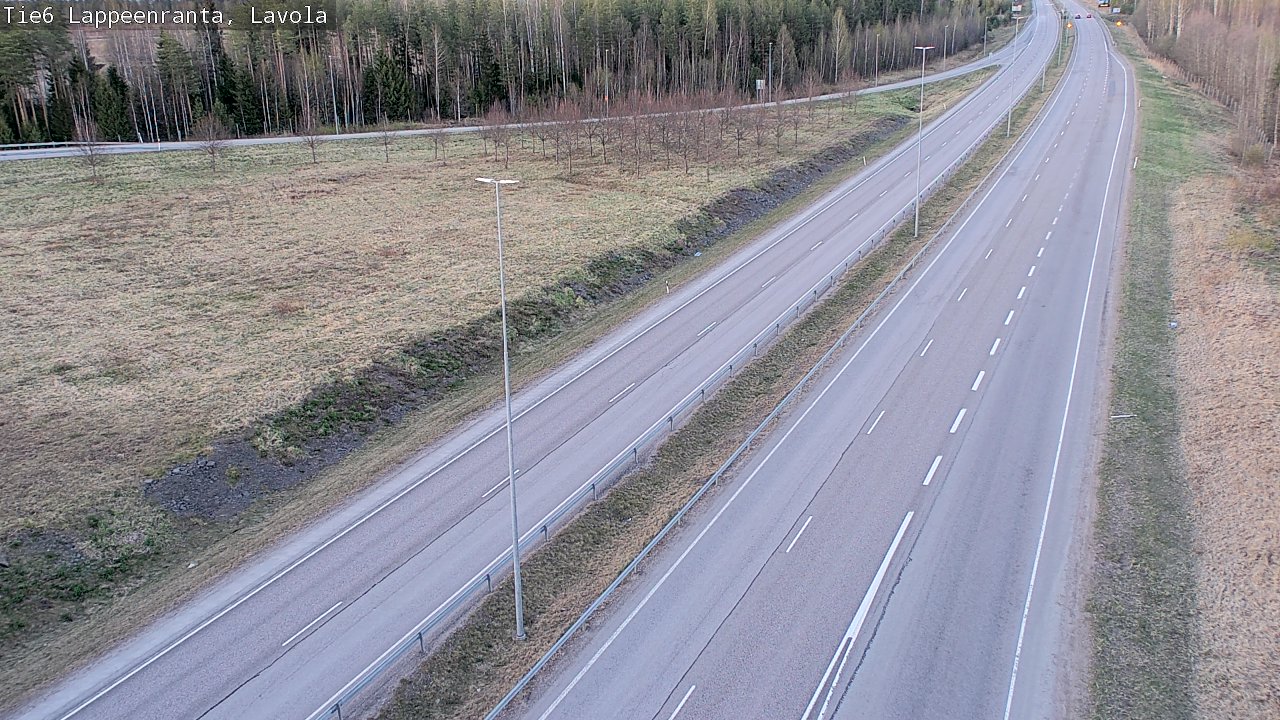 Weather Camera Image Väg 6 Villmanstrand, Lavola, Lappeenranta, Etelä-Karjala