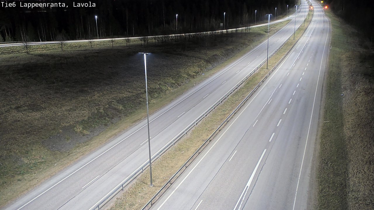Weather Camera Image Road 6 Lappeenranta, Lavola, Lappeenranta, Etelä-Karjala