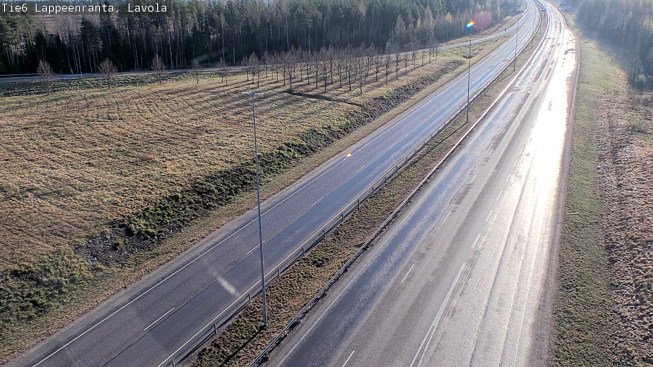 Weather Camera Image Väg 6 Villmanstrand, Lavola, Lappeenranta, Etelä-Karjala