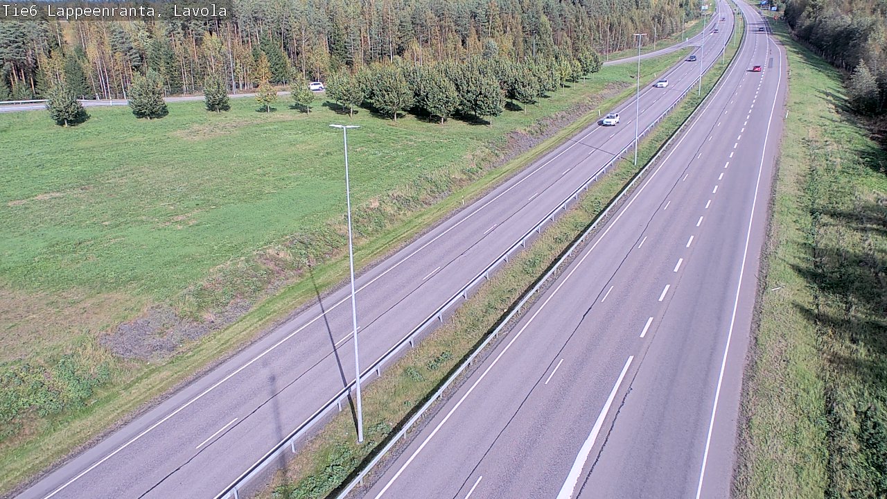 Kelikamerat Kuva Tie 6 Lappeenranta, Lavola, Lappeenranta, Etelä-Karjala