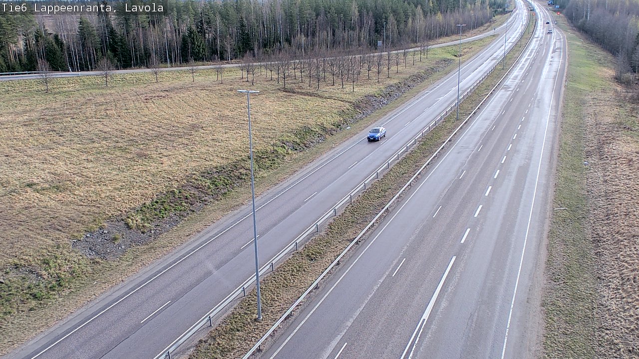 Weather Camera Image Väg 6 Villmanstrand, Lavola, Lappeenranta, Etelä-Karjala