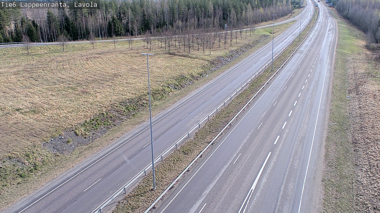 Weather Camera Image Väg 6 Villmanstrand, Lavola, Lappeenranta, Etelä-Karjala