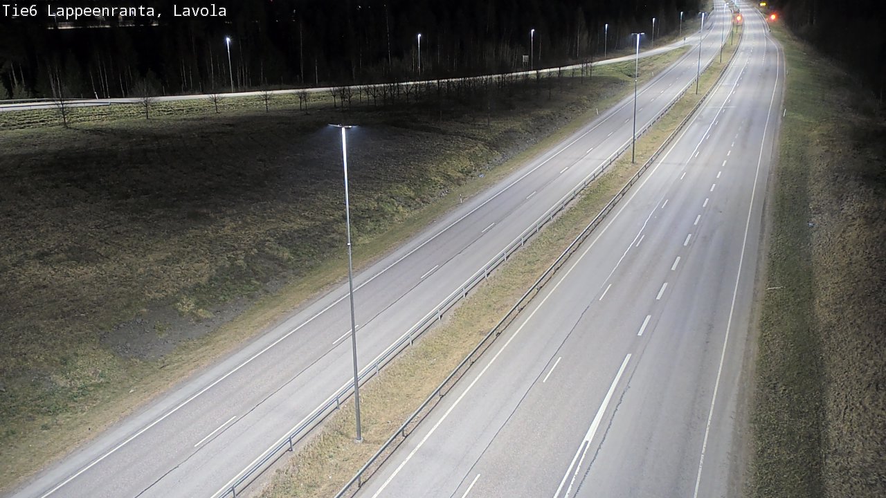 Weather Camera Image Väg 6 Villmanstrand, Lavola, Lappeenranta, Etelä-Karjala