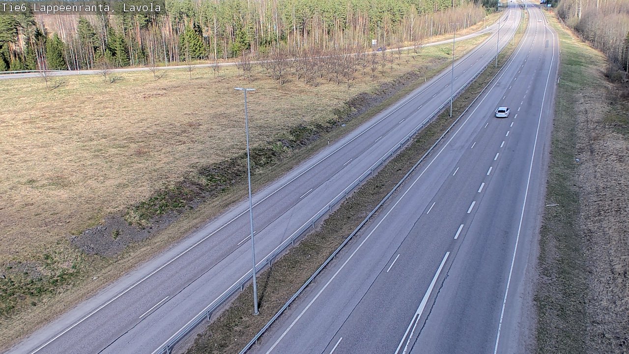 Weather Camera Image Väg 6 Villmanstrand, Lavola, Lappeenranta, Etelä-Karjala