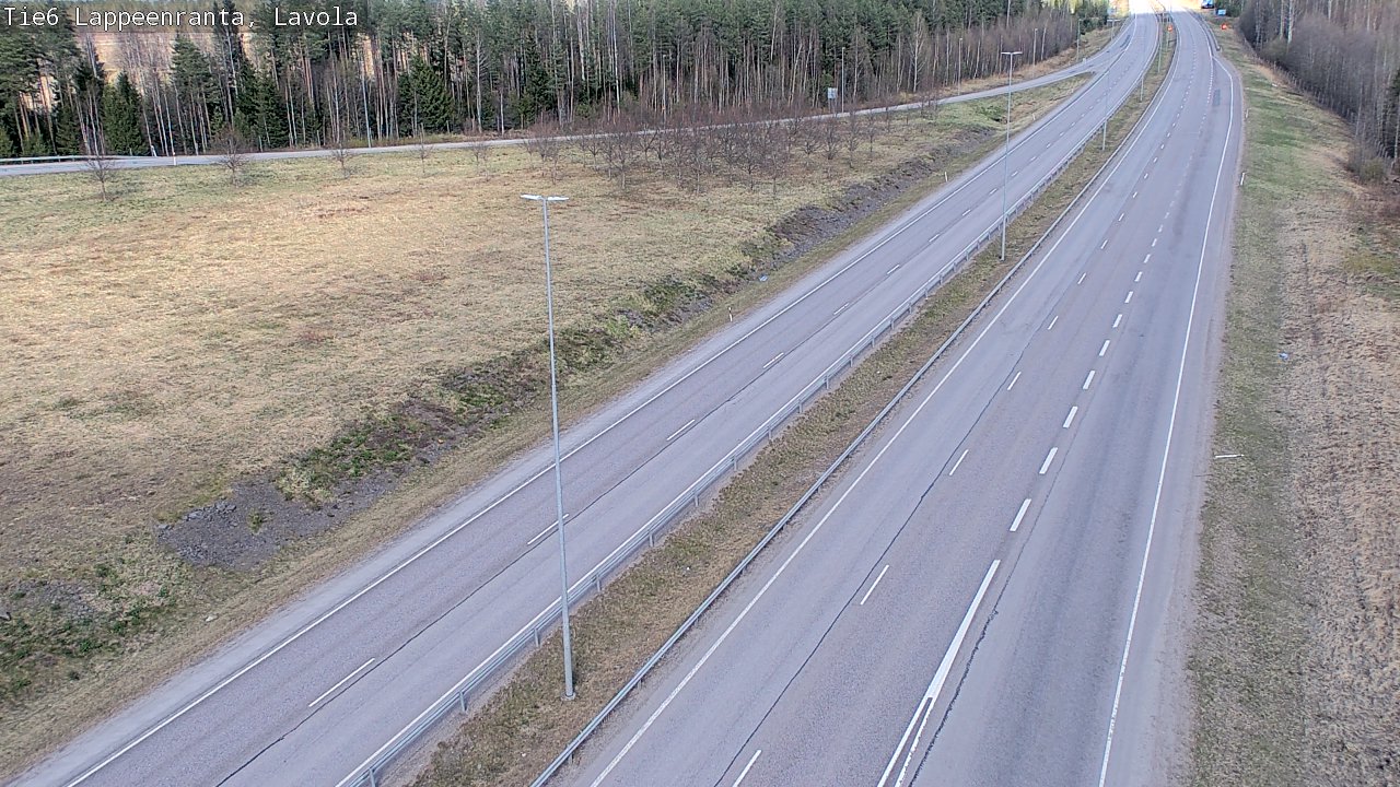 Weather Camera Image Väg 6 Villmanstrand, Lavola, Lappeenranta, Etelä-Karjala