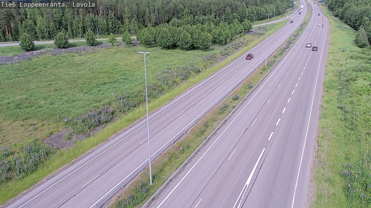 Kelikamerat Kuva Tie 6 Lappeenranta, Lavola, Lappeenranta, Etelä-Karjala