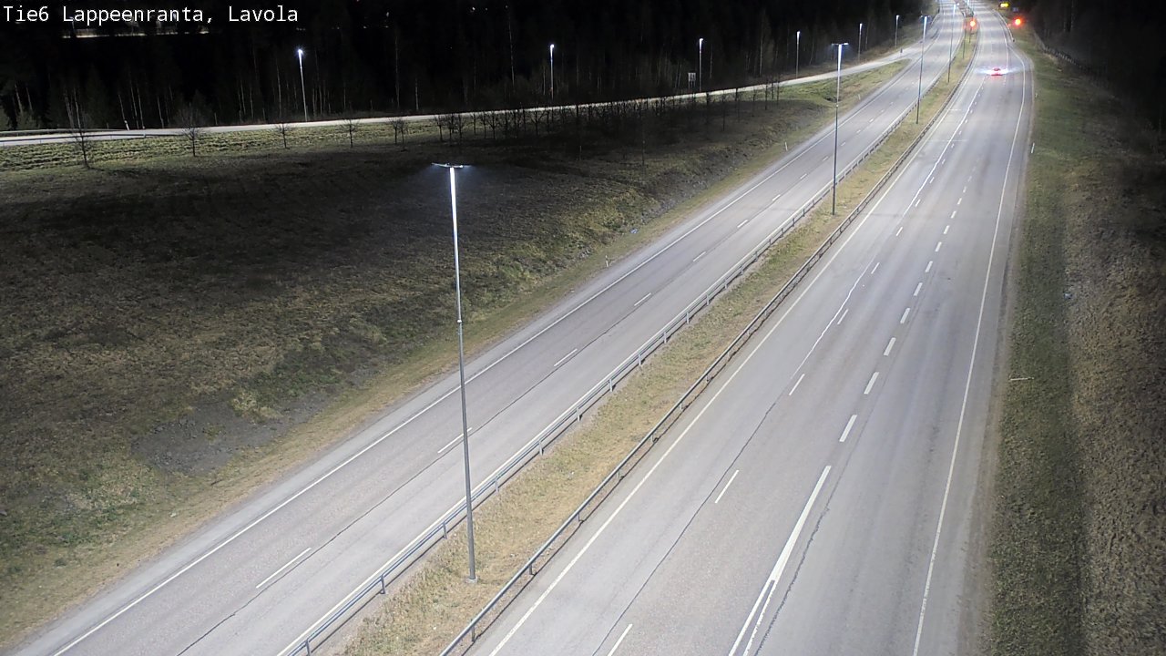 Weather Camera Image Väg 6 Villmanstrand, Lavola, Lappeenranta, Etelä-Karjala