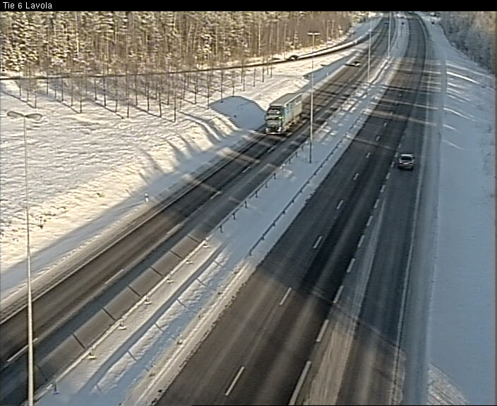 Weather Camera Image Road 6 Lappeenranta, Lavola, Lappeenranta, Etelä-Karjala