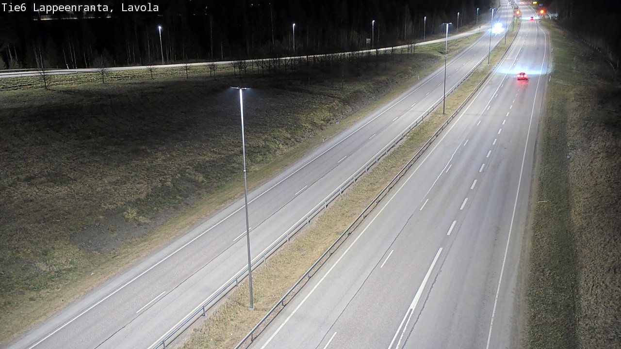 Weather Camera Image Väg 6 Villmanstrand, Lavola, Lappeenranta, Etelä-Karjala