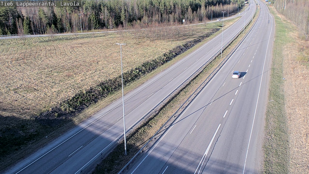 Weather Camera Image Väg 6 Villmanstrand, Lavola, Lappeenranta, Etelä-Karjala