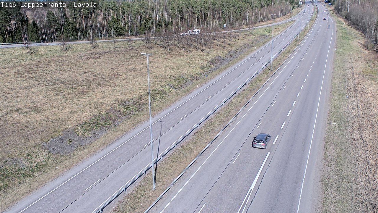 Weather Camera Image Väg 6 Villmanstrand, Lavola, Lappeenranta, Etelä-Karjala