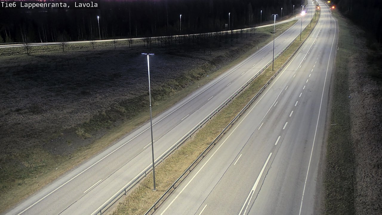 Weather Camera Image Road 6 Lappeenranta, Lavola, Lappeenranta, Etelä-Karjala