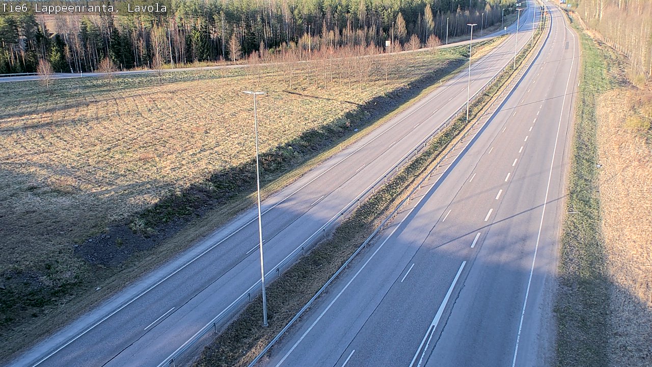Weather Camera Image Väg 6 Villmanstrand, Lavola, Lappeenranta, Etelä-Karjala