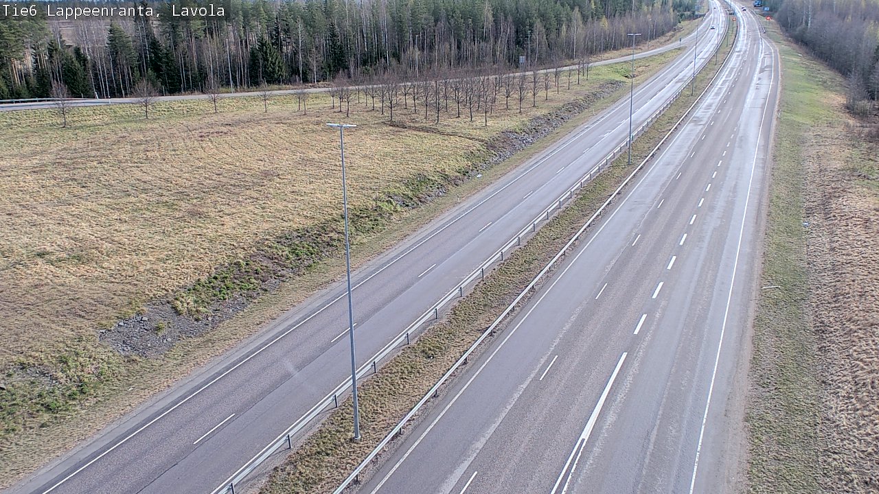 Weather Camera Image Väg 6 Villmanstrand, Lavola, Lappeenranta, Etelä-Karjala