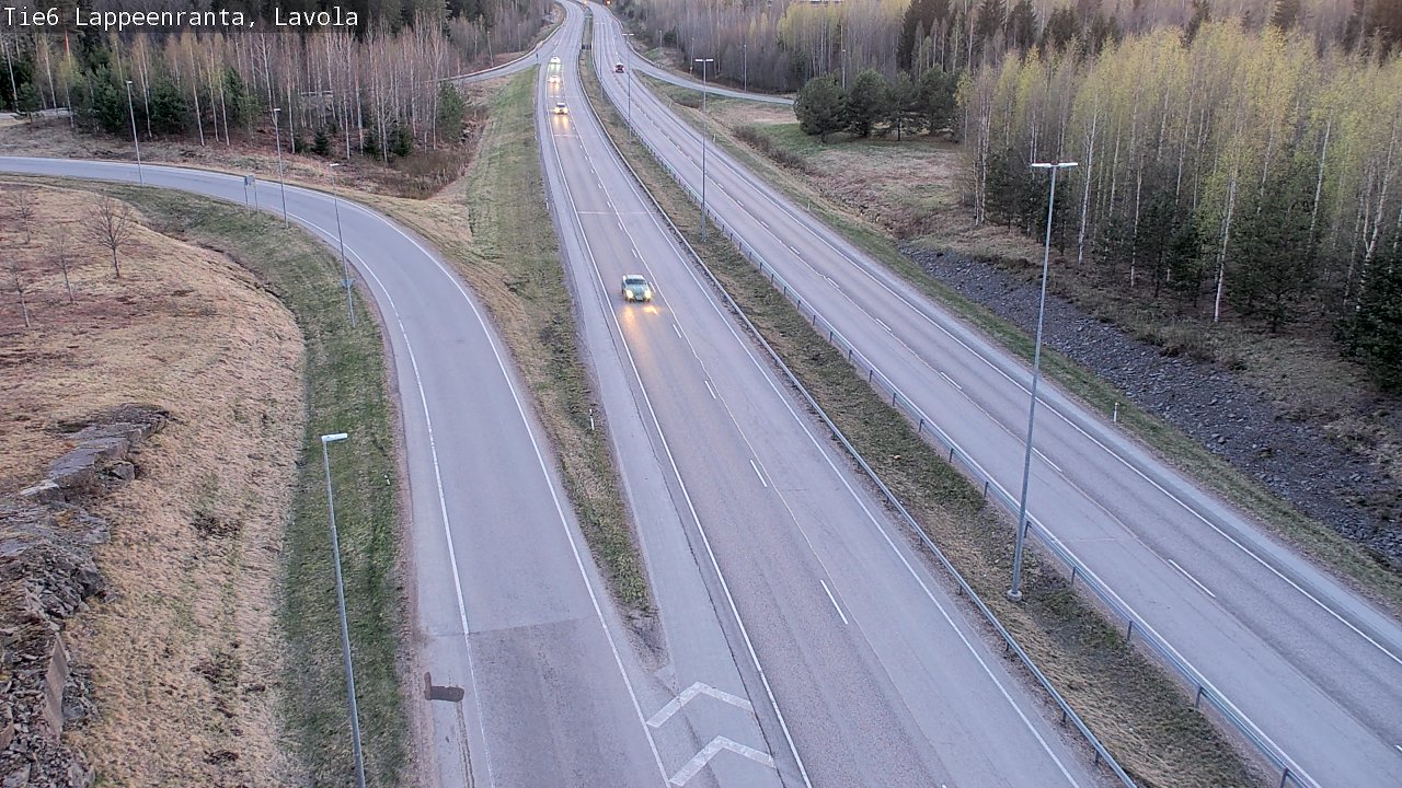 Weather Camera Image Väg 6 Villmanstrand, Lavola, Lappeenranta, Etelä-Karjala