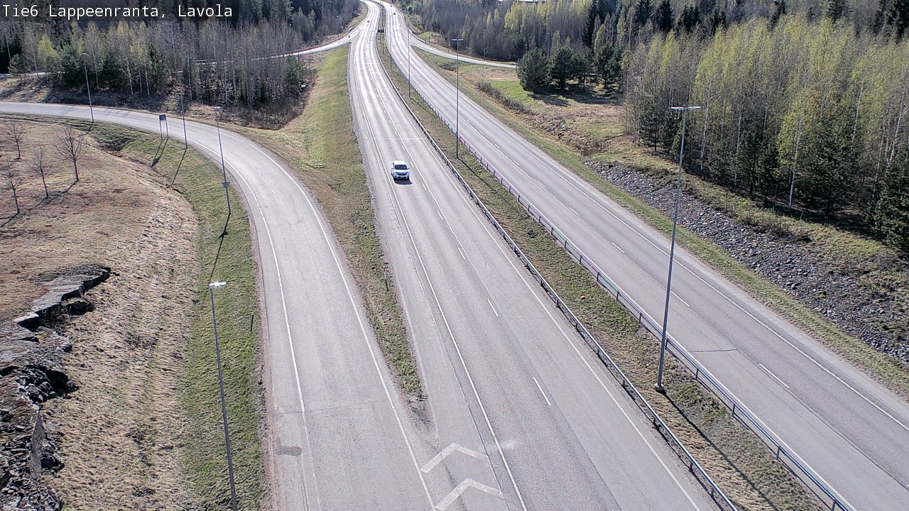 Weather Camera Image Väg 6 Villmanstrand, Lavola, Lappeenranta, Etelä-Karjala