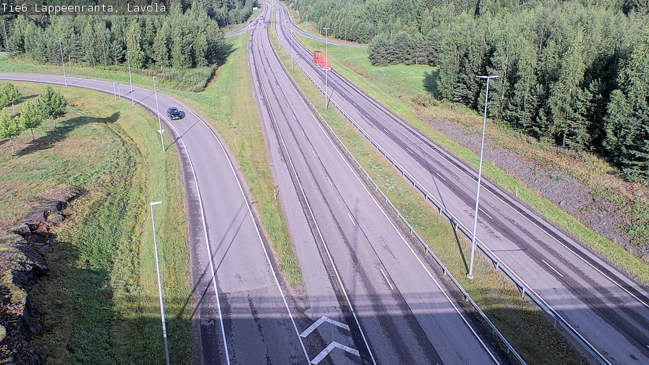 Weather Camera Image Road 6 Lappeenranta, Lavola, Lappeenranta, Etelä-Karjala
