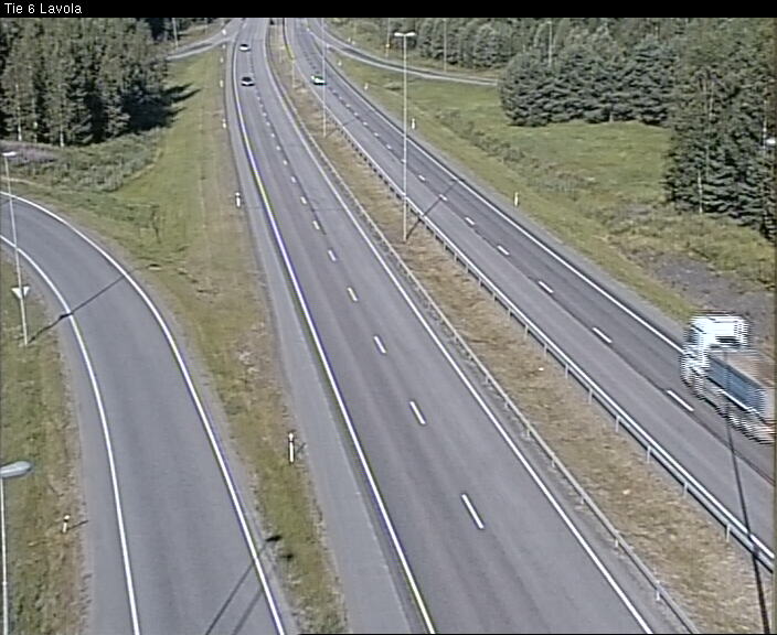 Weather Camera Image Road 6 Lappeenranta, Lavola, Lappeenranta, Etelä-Karjala