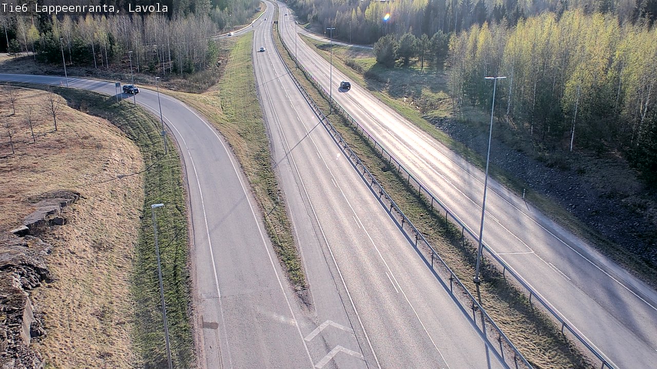 Weather Camera Image Väg 6 Villmanstrand, Lavola, Lappeenranta, Etelä-Karjala