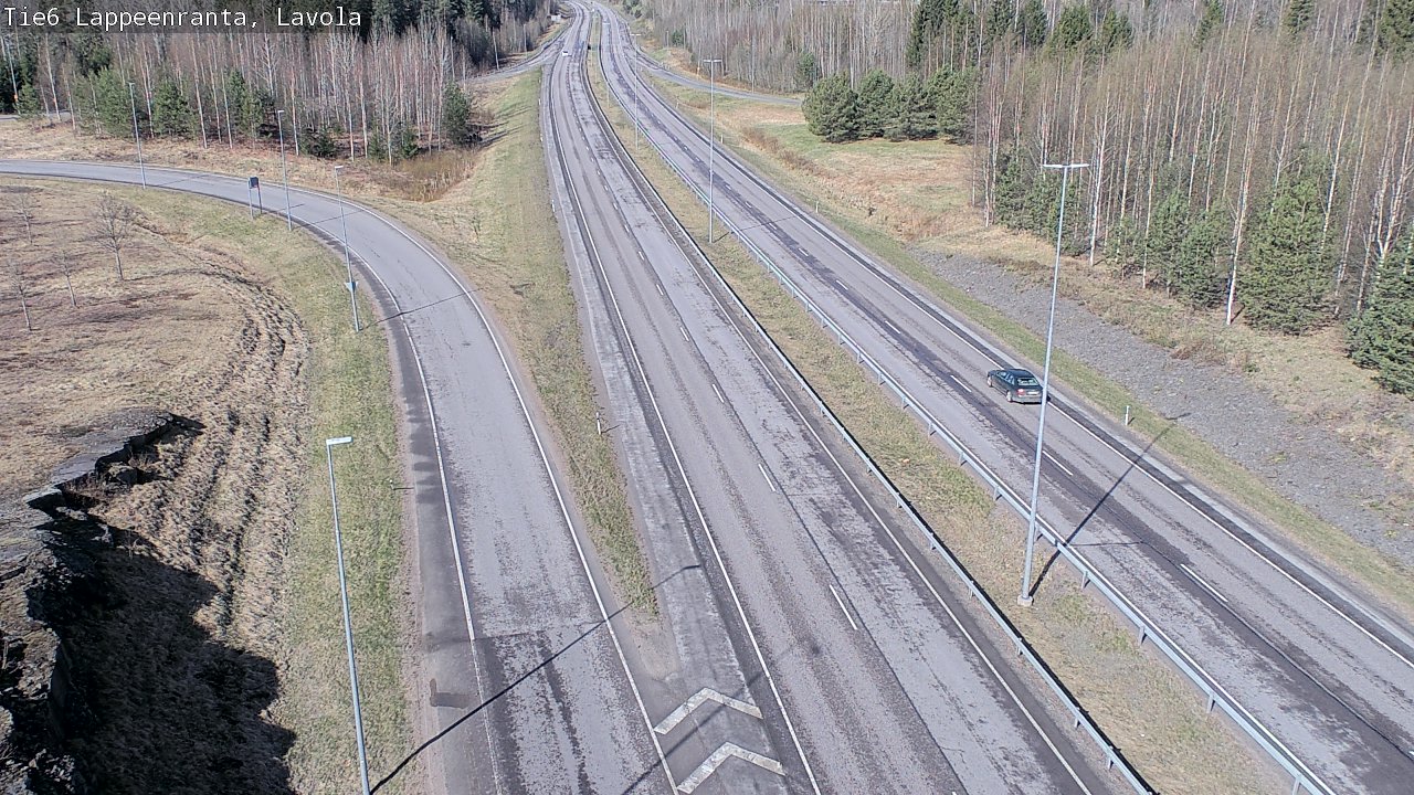Weather Camera Image Väg 6 Villmanstrand, Lavola, Lappeenranta, Etelä-Karjala