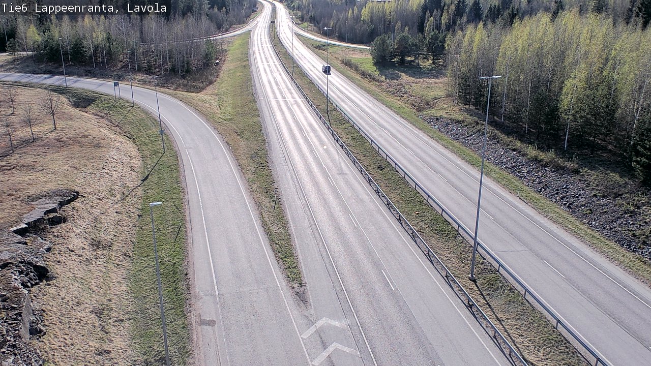 Weather Camera Image Väg 6 Villmanstrand, Lavola, Lappeenranta, Etelä-Karjala