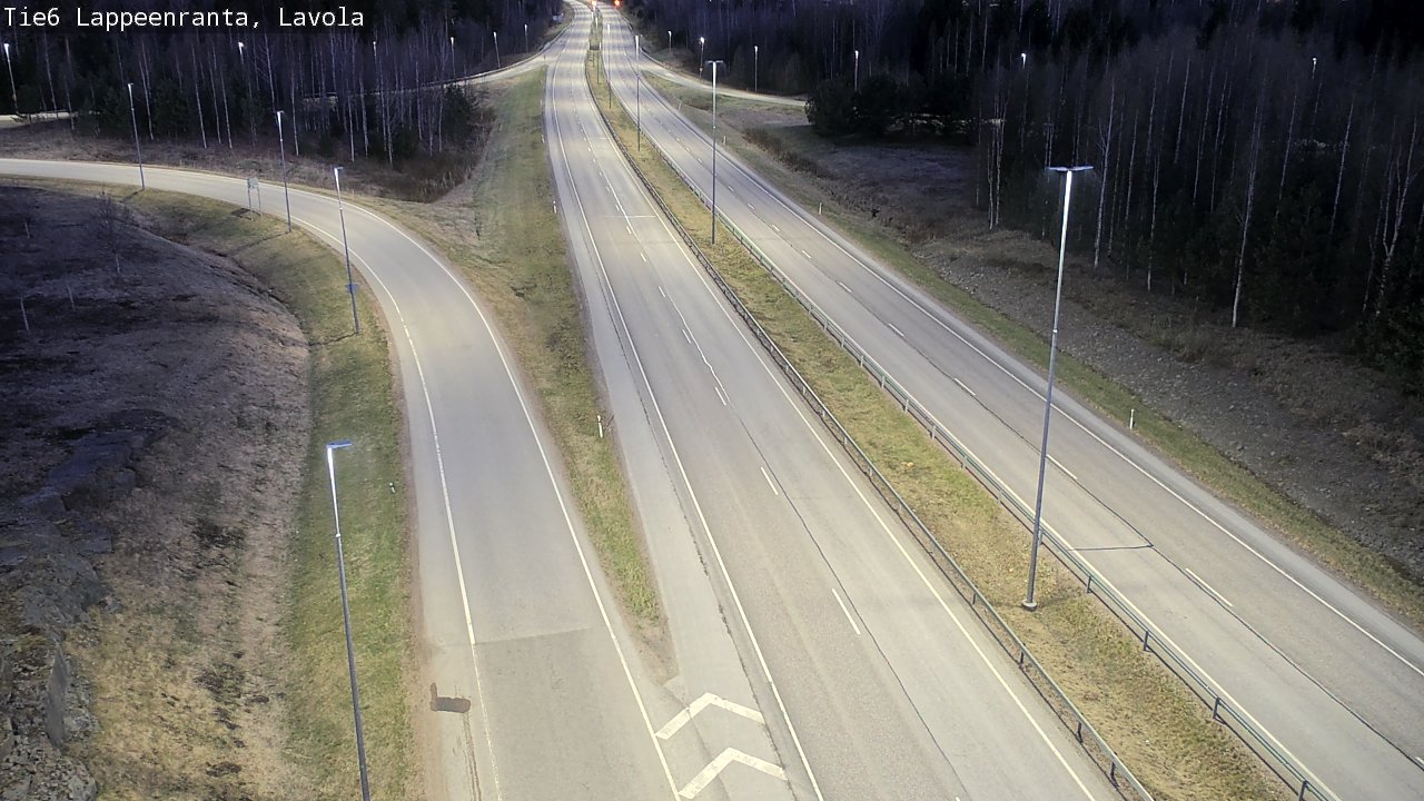 Weather Camera Image Road 6 Lappeenranta, Lavola, Lappeenranta, Etelä-Karjala