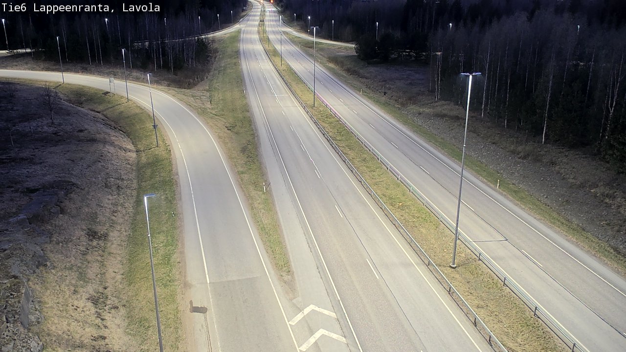 Weather Camera Image Väg 6 Villmanstrand, Lavola, Lappeenranta, Etelä-Karjala