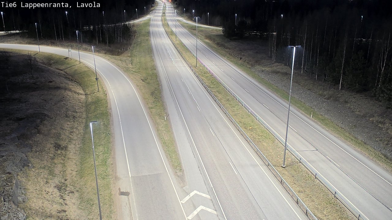 Weather Camera Image Väg 6 Villmanstrand, Lavola, Lappeenranta, Etelä-Karjala