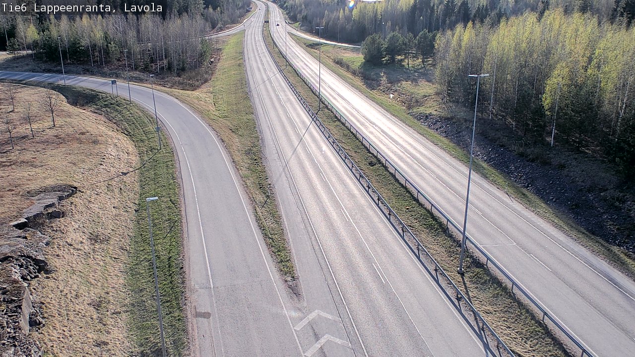 Weather Camera Image Väg 6 Villmanstrand, Lavola, Lappeenranta, Etelä-Karjala