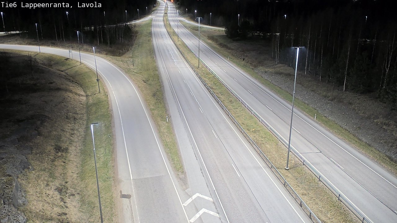 Weather Camera Image Road 6 Lappeenranta, Lavola, Lappeenranta, Etelä-Karjala