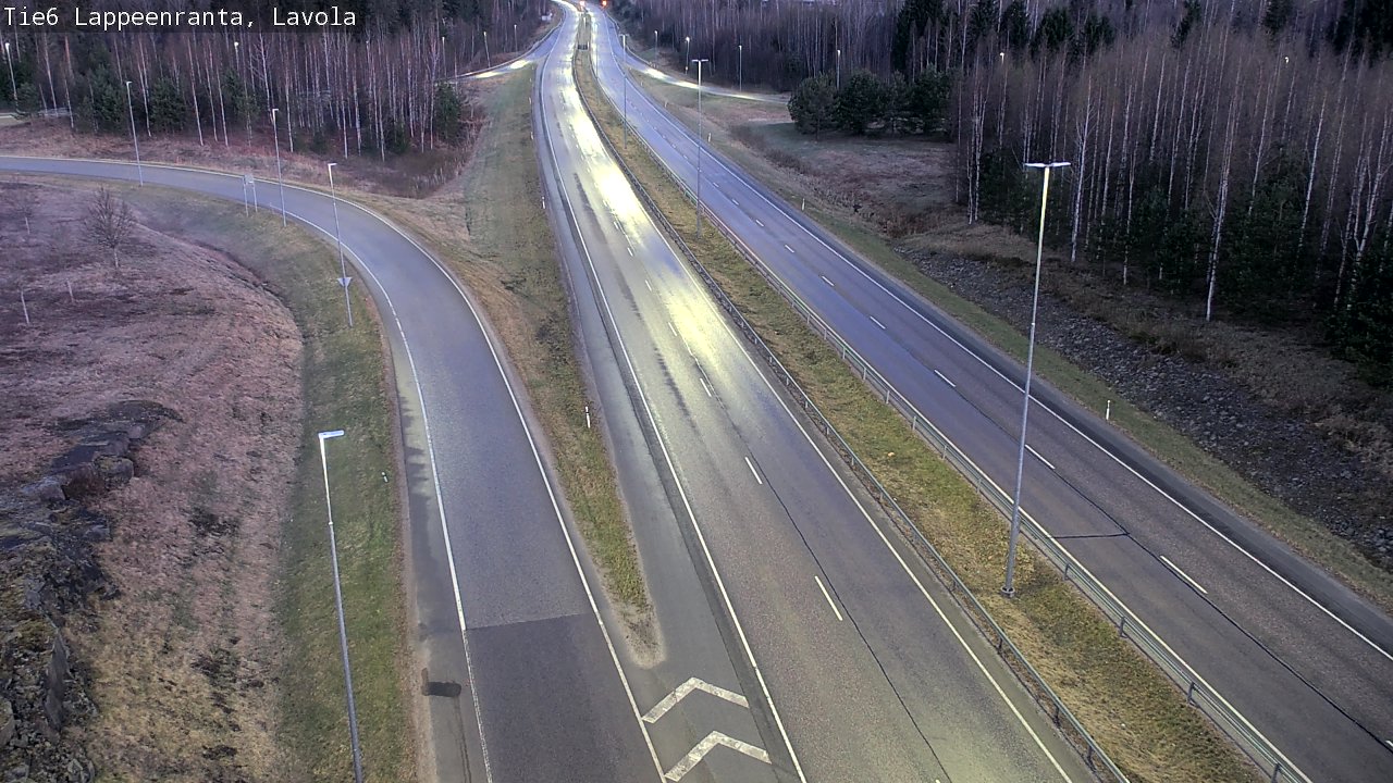 Weather Camera Image Väg 6 Villmanstrand, Lavola, Lappeenranta, Etelä-Karjala