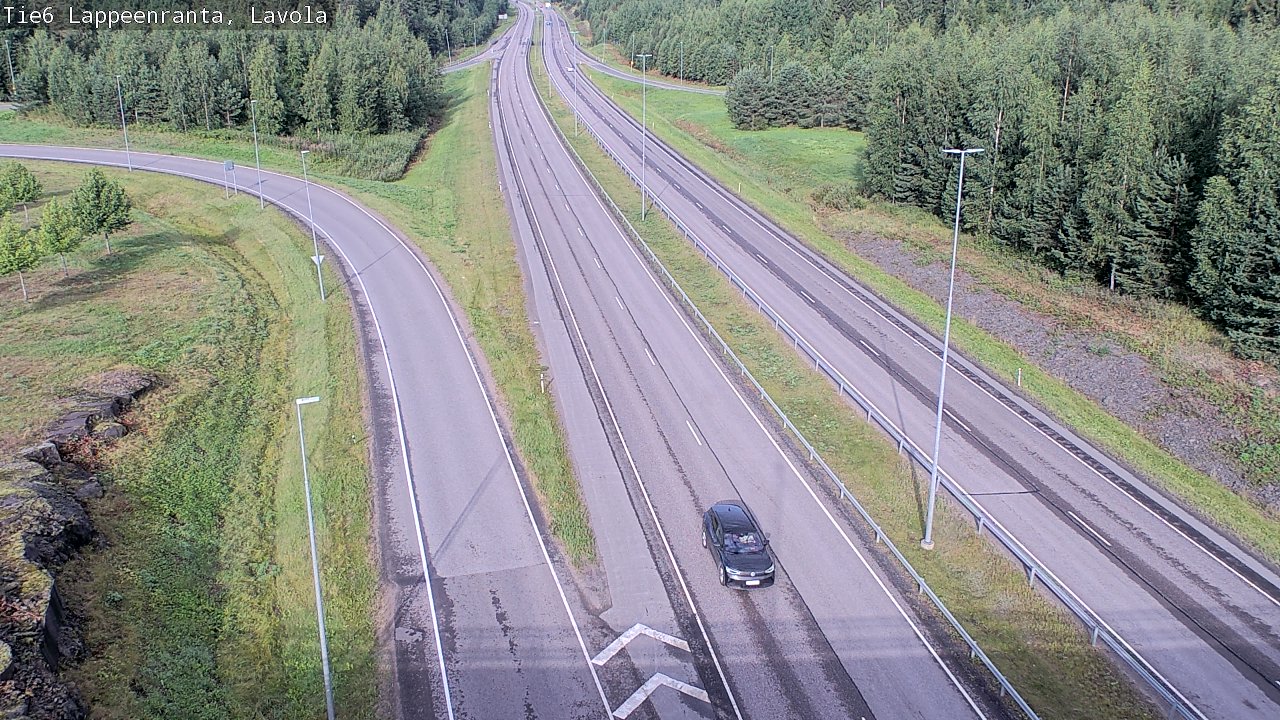 Weather Camera Image Road 6 Lappeenranta, Lavola, Lappeenranta, Etelä-Karjala
