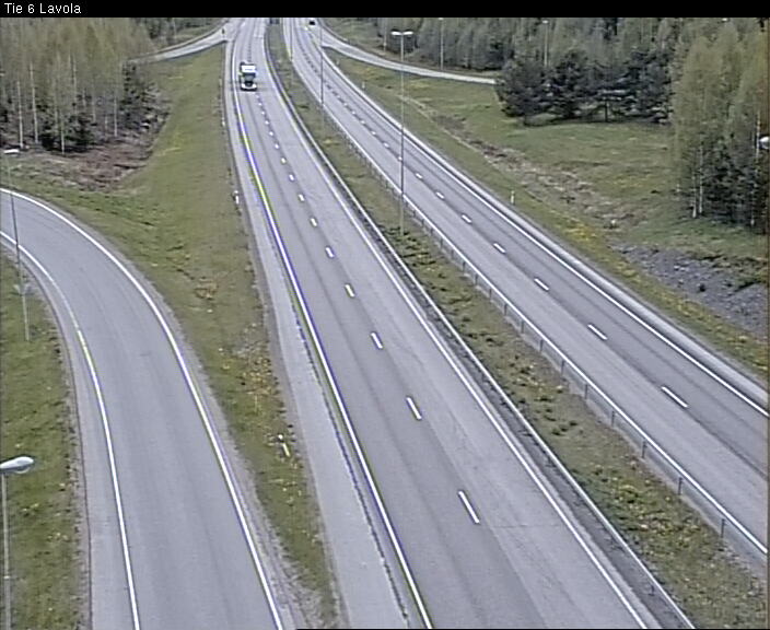 Weather Camera Image Road 6 Lappeenranta, Lavola, Lappeenranta, Etelä-Karjala