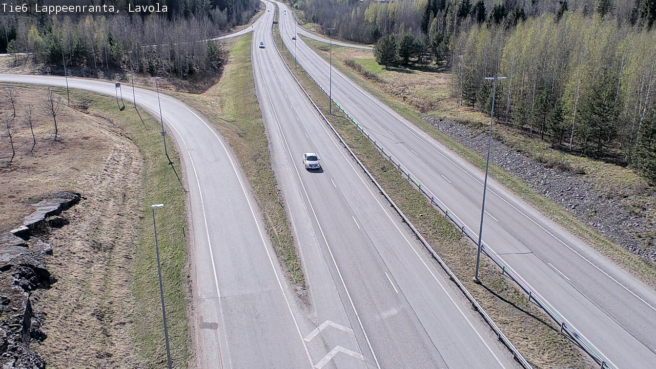 Weather Camera Image Väg 6 Villmanstrand, Lavola, Lappeenranta, Etelä-Karjala