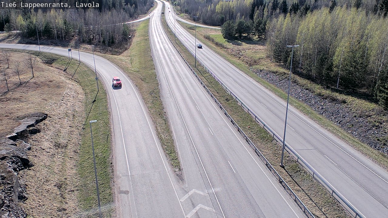 Weather Camera Image Väg 6 Villmanstrand, Lavola, Lappeenranta, Etelä-Karjala