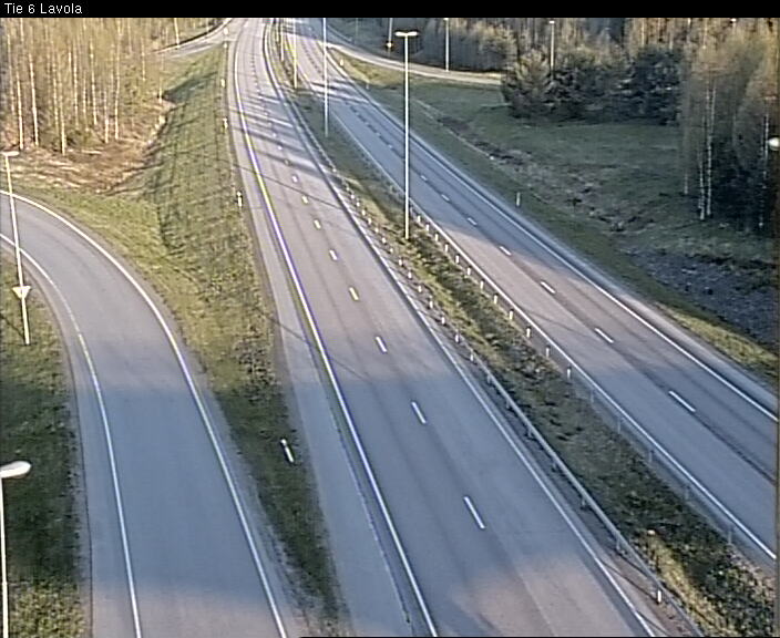 Weather Camera Image Road 6 Lappeenranta, Lavola, Lappeenranta, Etelä-Karjala
