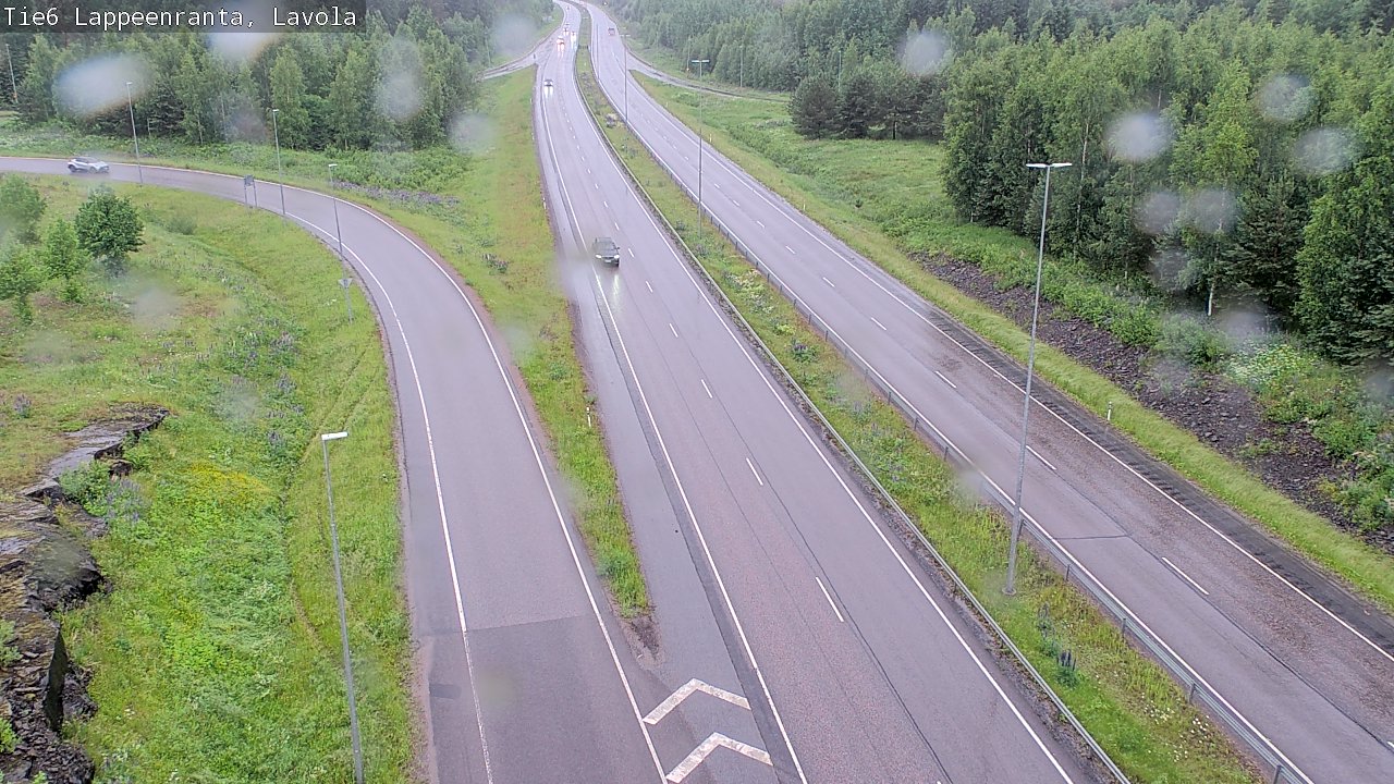 Weather Camera Image Road 6 Lappeenranta, Lavola, Lappeenranta, Etelä-Karjala