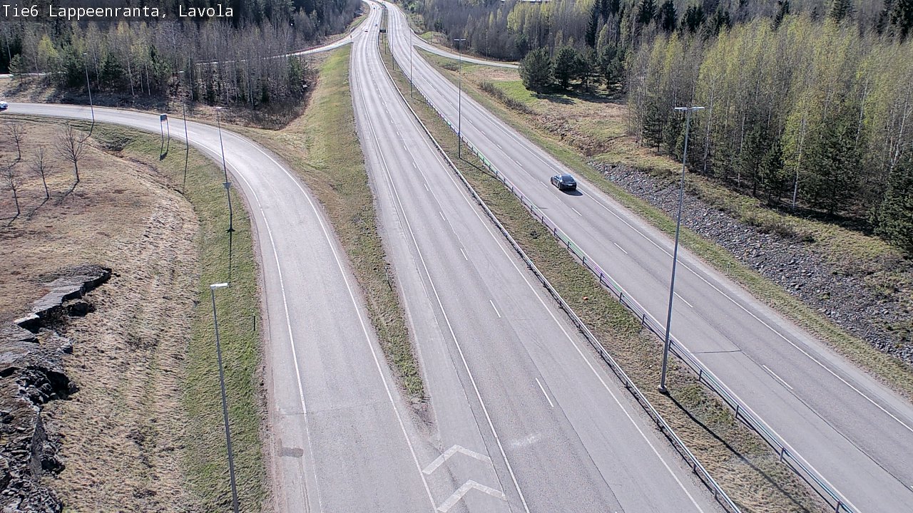 Weather Camera Image Väg 6 Villmanstrand, Lavola, Lappeenranta, Etelä-Karjala