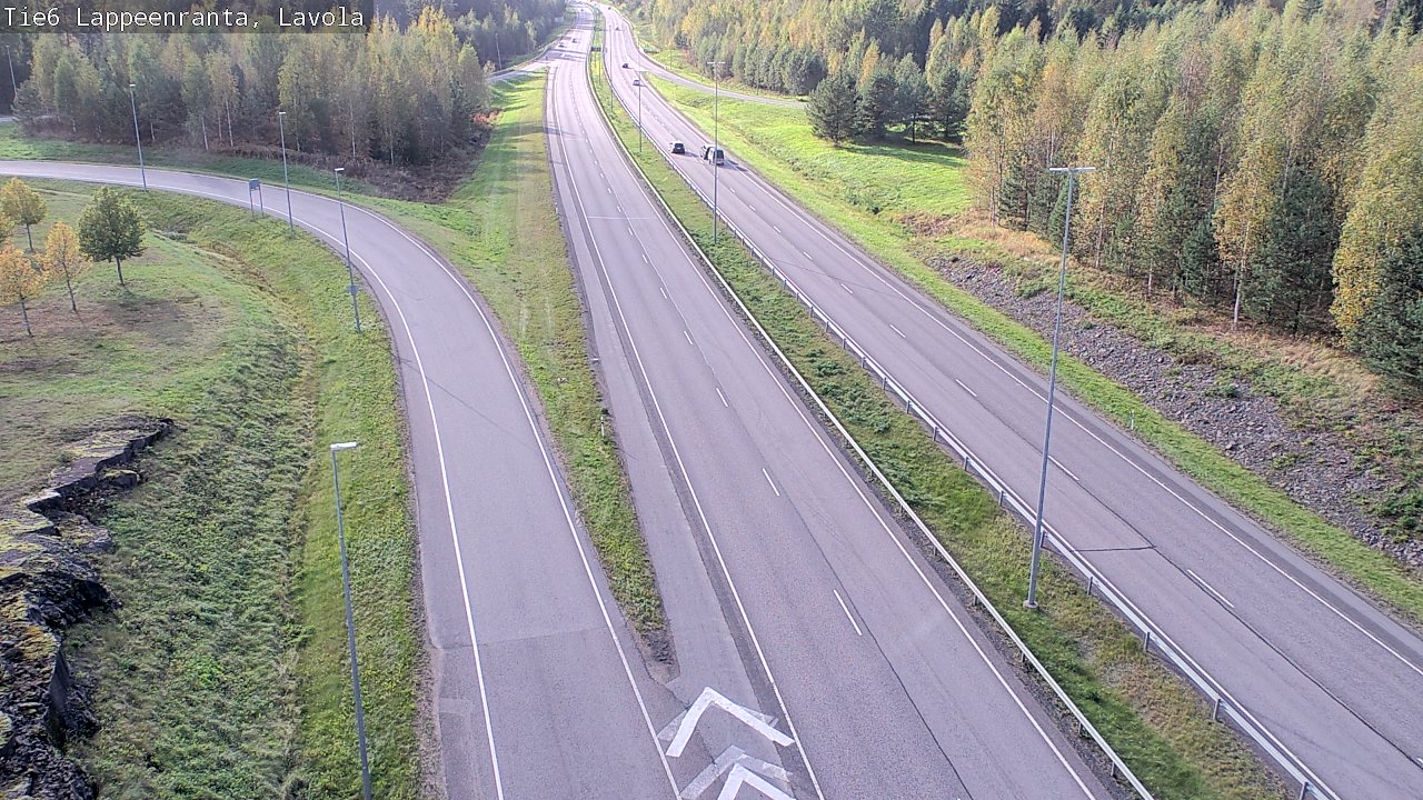 Weather Camera Image Road 6 Lappeenranta, Lavola, Lappeenranta, Etelä-Karjala