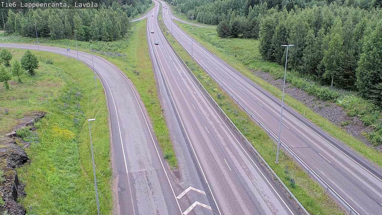 Weather Camera Image Väg 6 Villmanstrand, Lavola, Lappeenranta, Etelä-Karjala