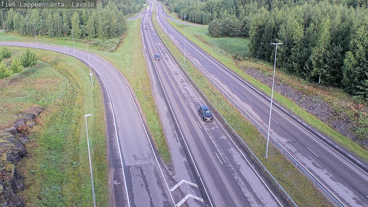 Weather Camera Image Road 6 Lappeenranta, Lavola, Lappeenranta, Etelä-Karjala