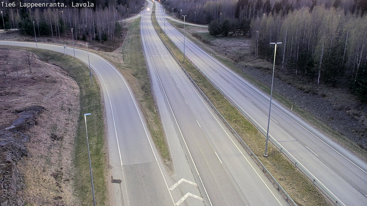 Weather Camera Image Väg 6 Villmanstrand, Lavola, Lappeenranta, Etelä-Karjala