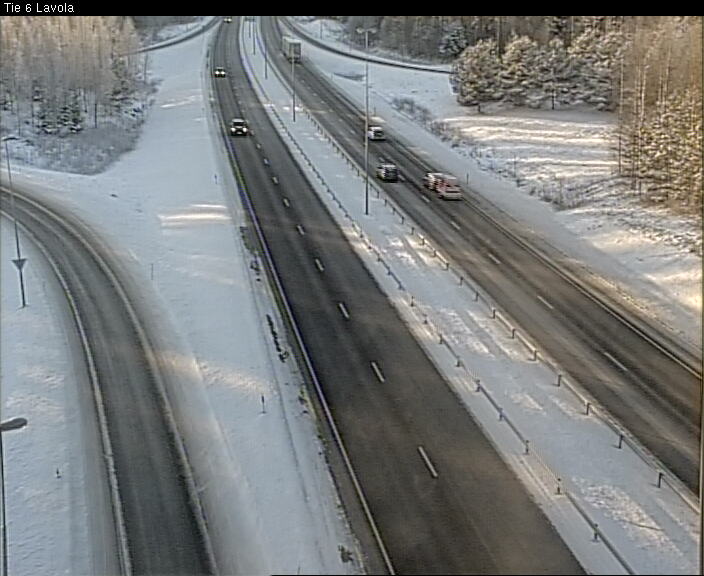Weather Camera Image Road 6 Lappeenranta, Lavola, Lappeenranta, Etelä-Karjala