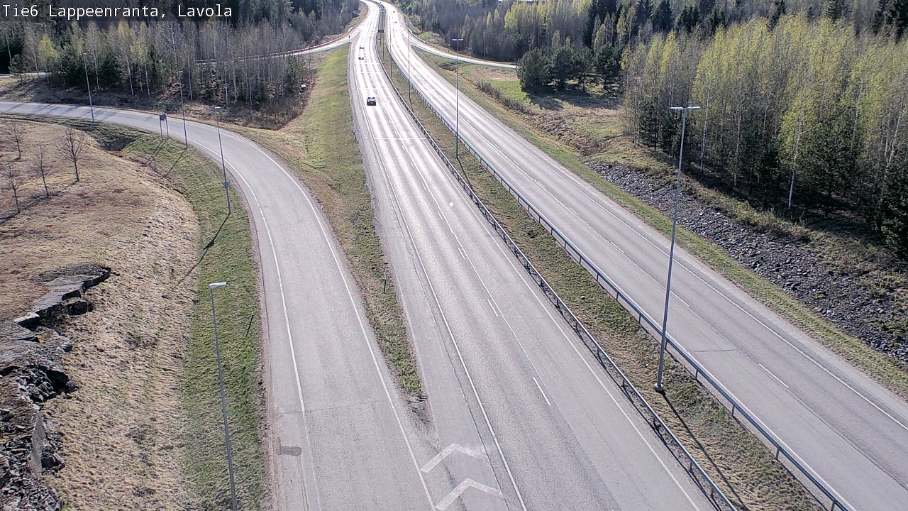 Weather Camera Image Väg 6 Villmanstrand, Lavola, Lappeenranta, Etelä-Karjala