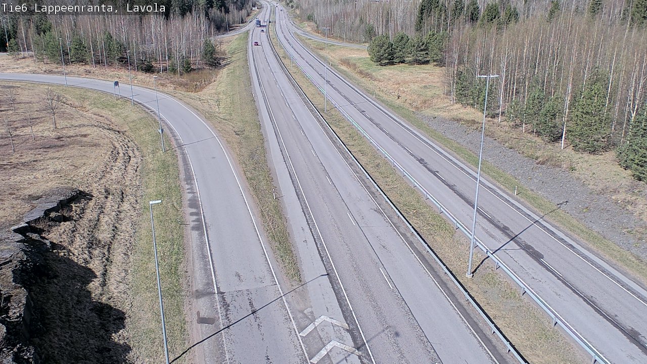 Weather Camera Image Väg 6 Villmanstrand, Lavola, Lappeenranta, Etelä-Karjala