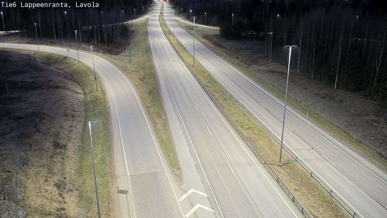 Weather Camera Image Road 6 Lappeenranta, Lavola, Lappeenranta, Etelä-Karjala